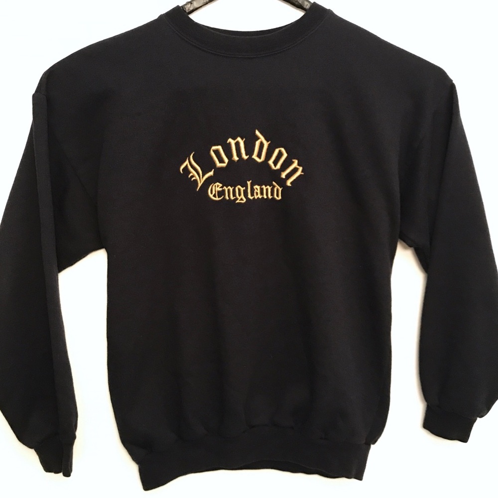 London England Tri-Blend CrewNeck Sweatshirt XL
